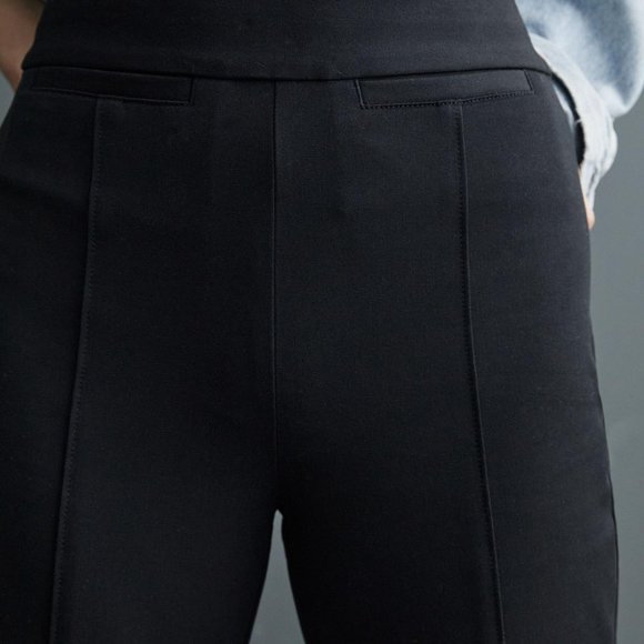 Anthro Maeve Grace Black Relaxed Capri - Picture 7 of 8